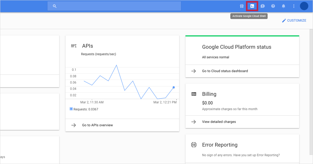 Google Cloud Shell