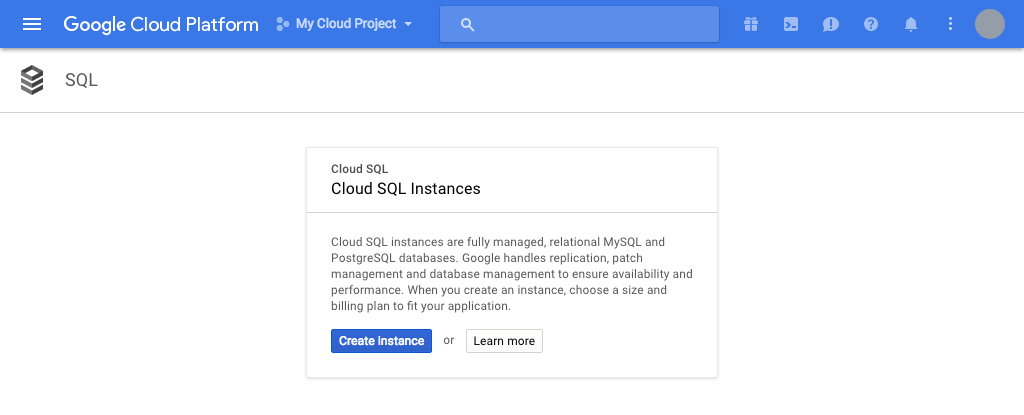 Cloud SQL Overview